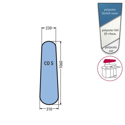 22. DC PRESS HEAD COVER WITH FELT -A (1)
