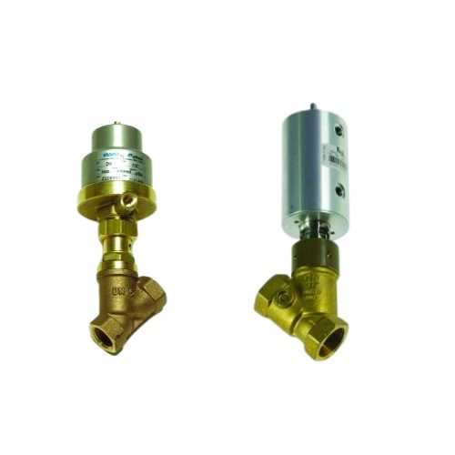 STEAM VALVE 45° SPRING RETURN N.C